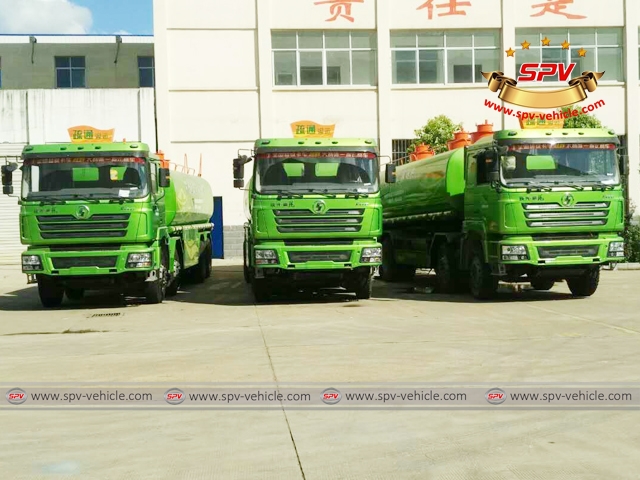 25,000 litres mud dump truck-Shacman front view
